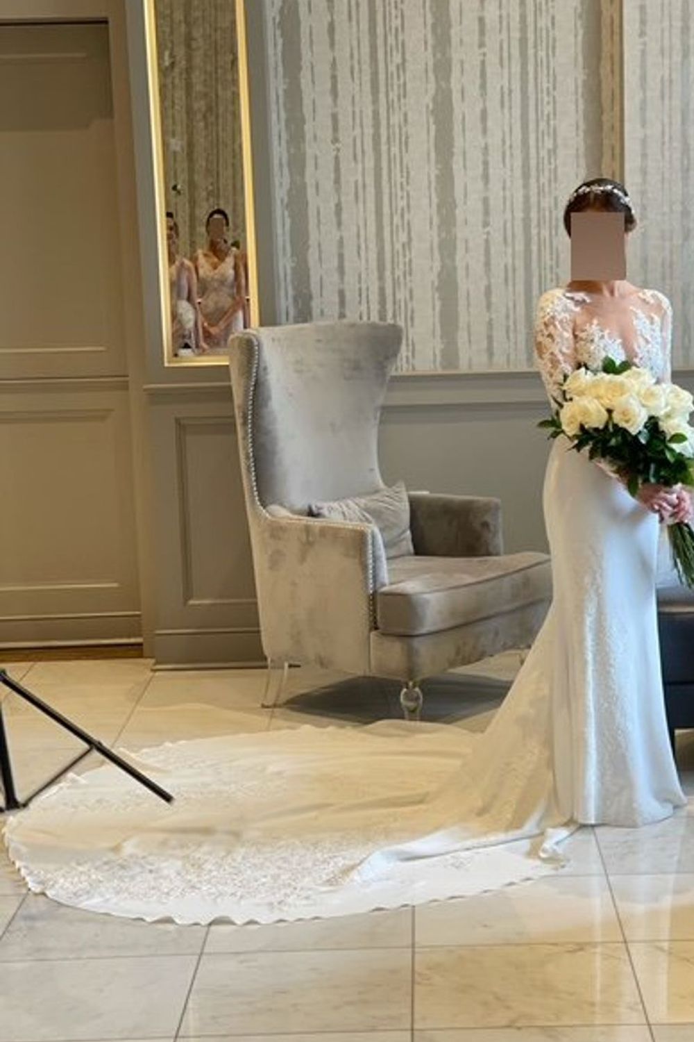 Pronovias PXK01 with Veil 2