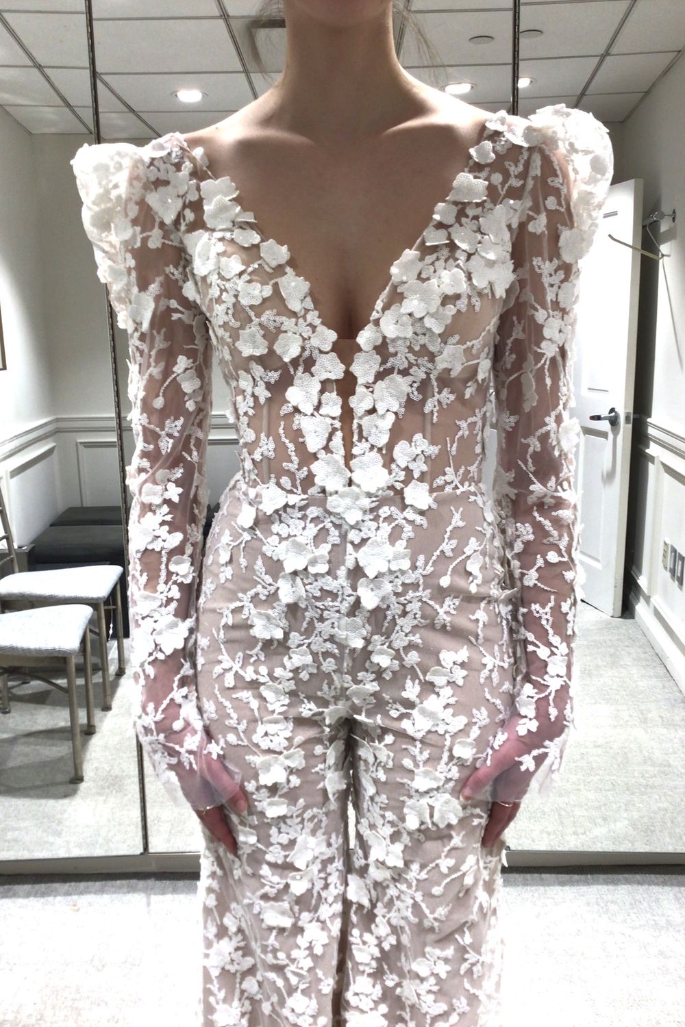 Pnina Tornai 4964 Lace Jumpsuit 2