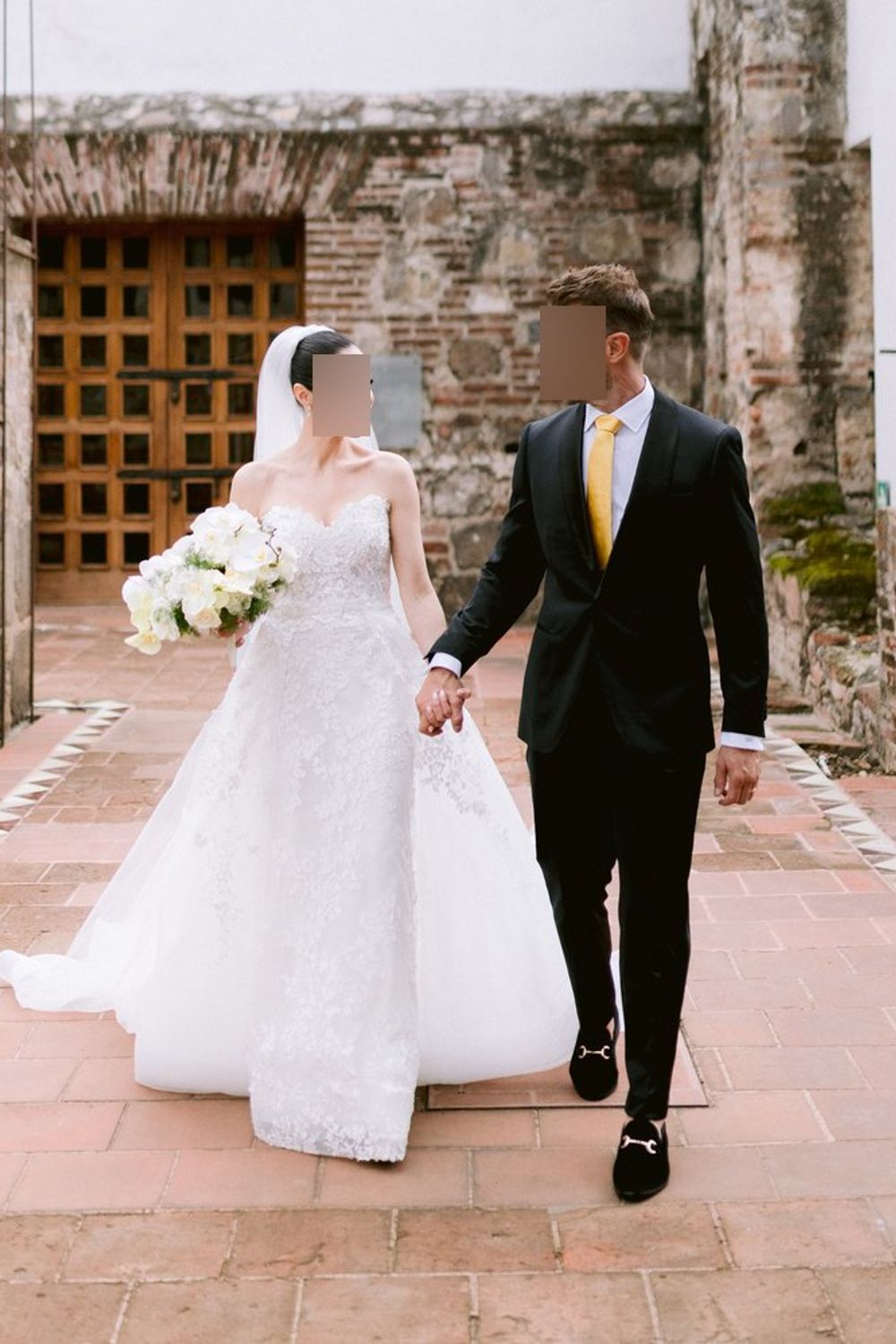 Lazaro 32205 HARLOW-LINESKT with Overskirt and Veil 8
