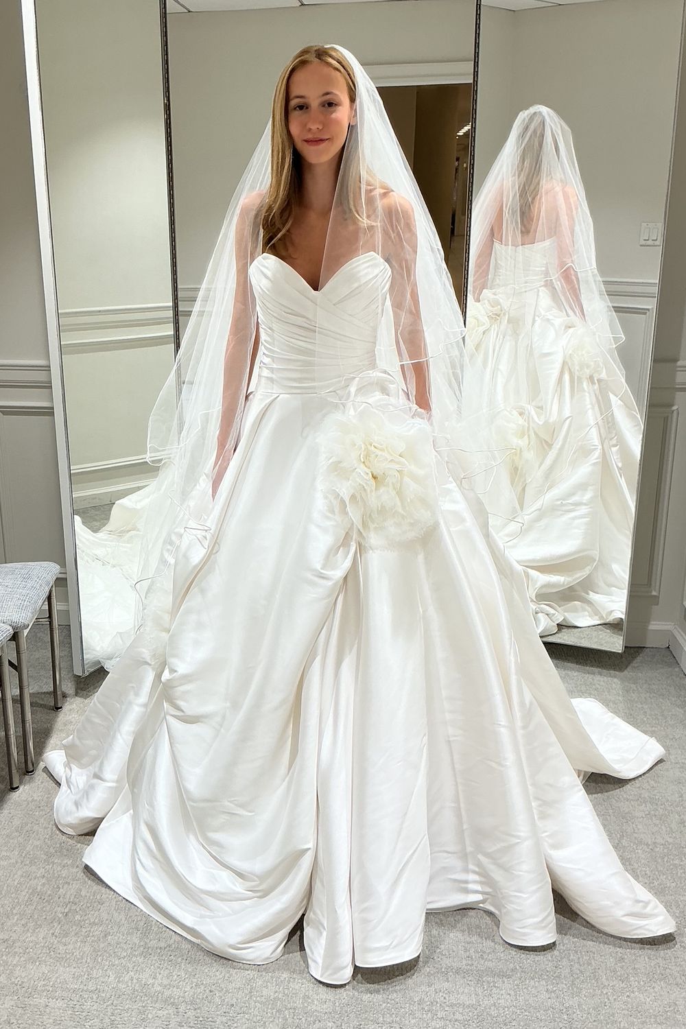 Nicole and Felicia NF067 with Veil 1