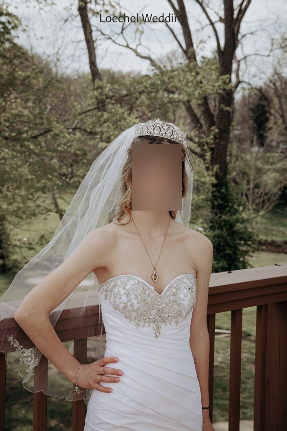 David’s Bridal A line 0