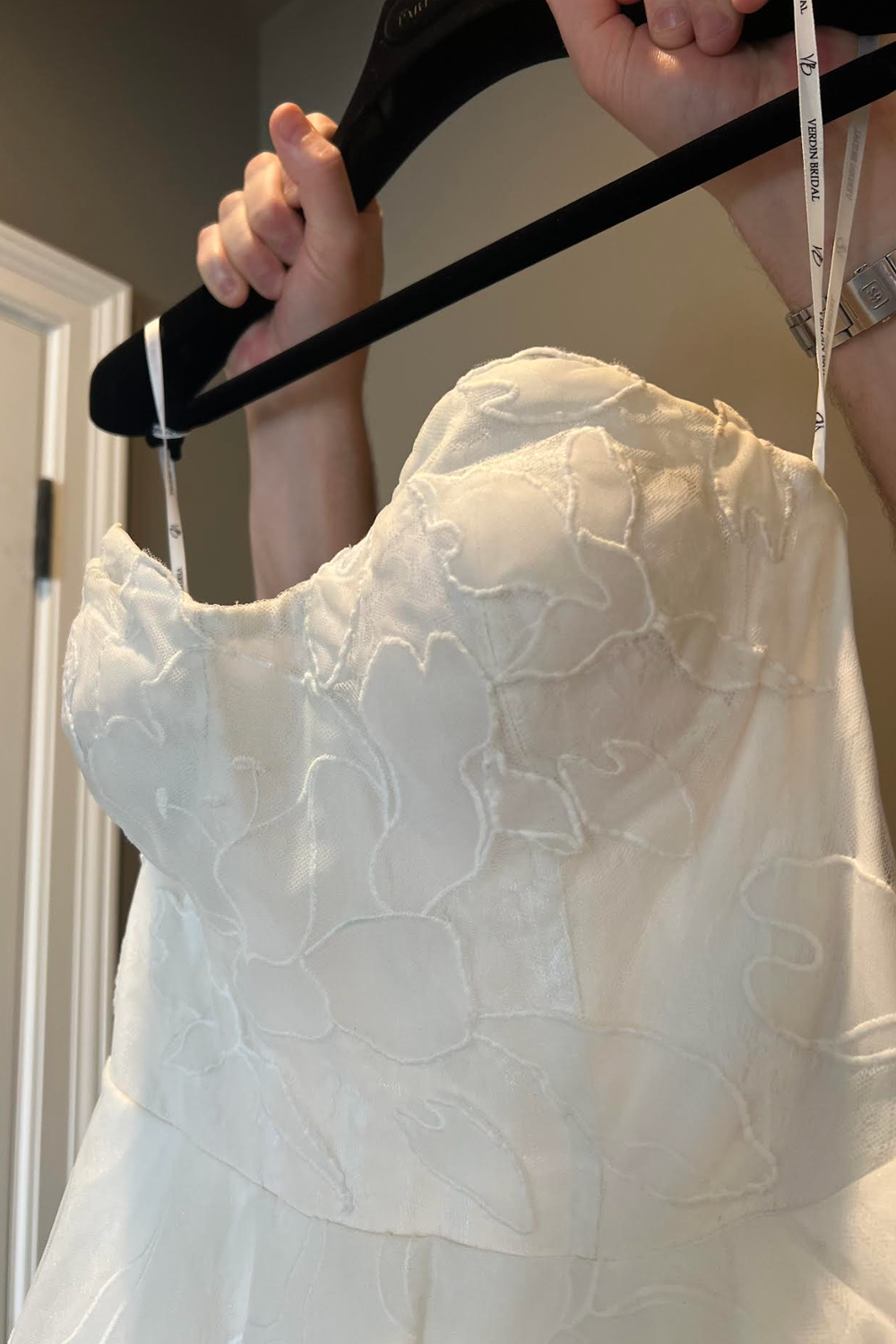 Verdin Bridal New York Rome with Custom Veil 7