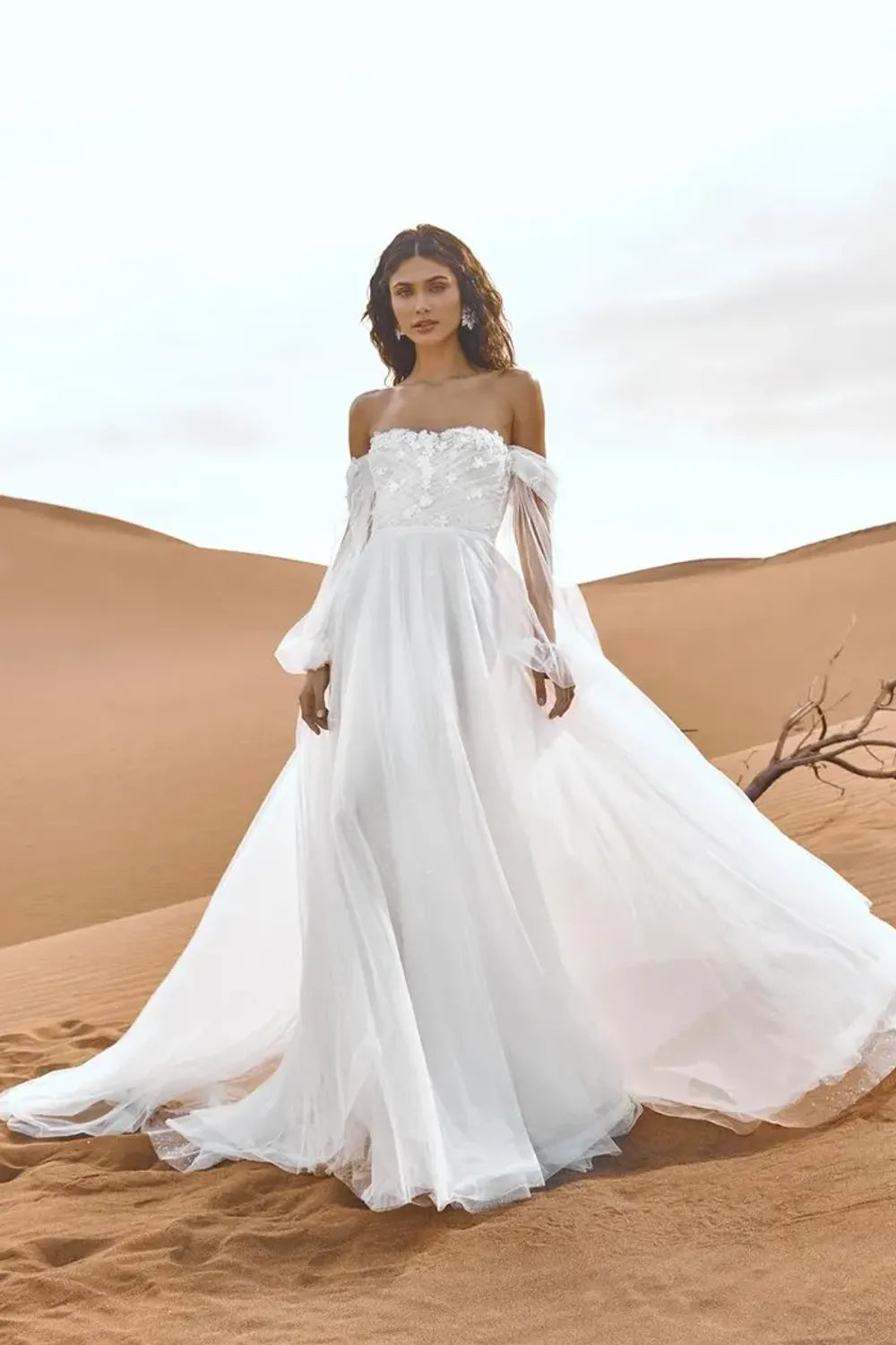 pronovias one shoulder wedding dresses NEUA | Mermaid wedding dress with asymmetrical neckline