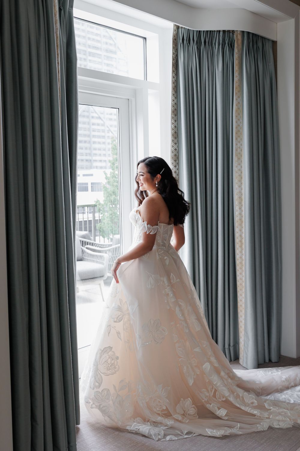 Galia Lahav Evelyn with Sleeves 4