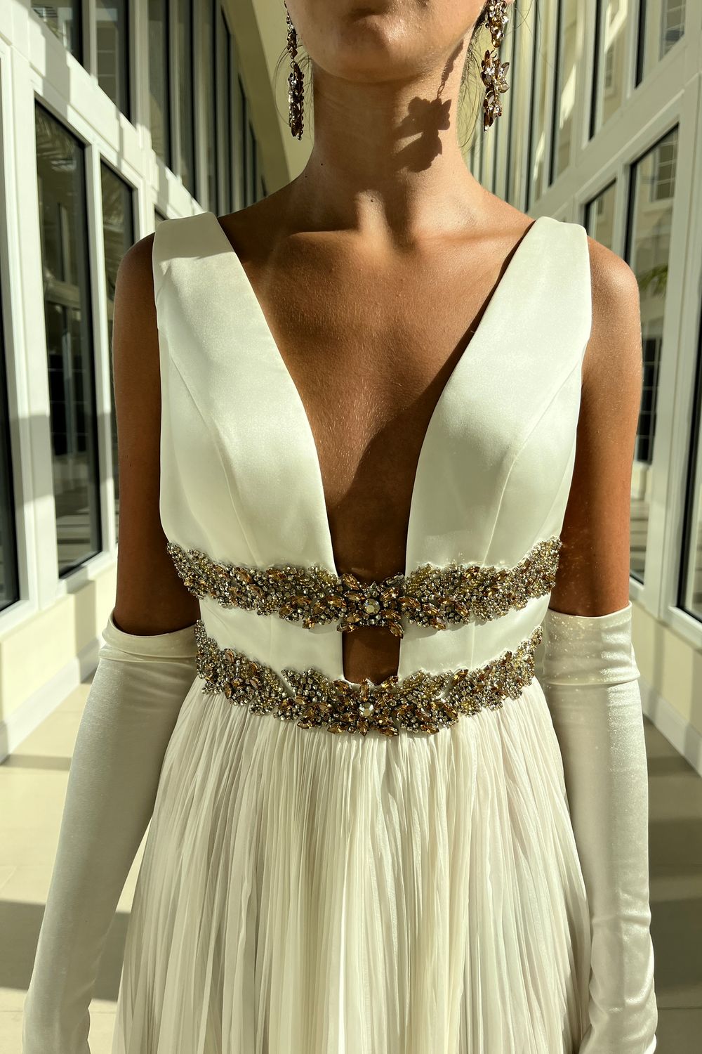 Sherri Hill 44560 with Matching Swarovski Crystal Earrings 8