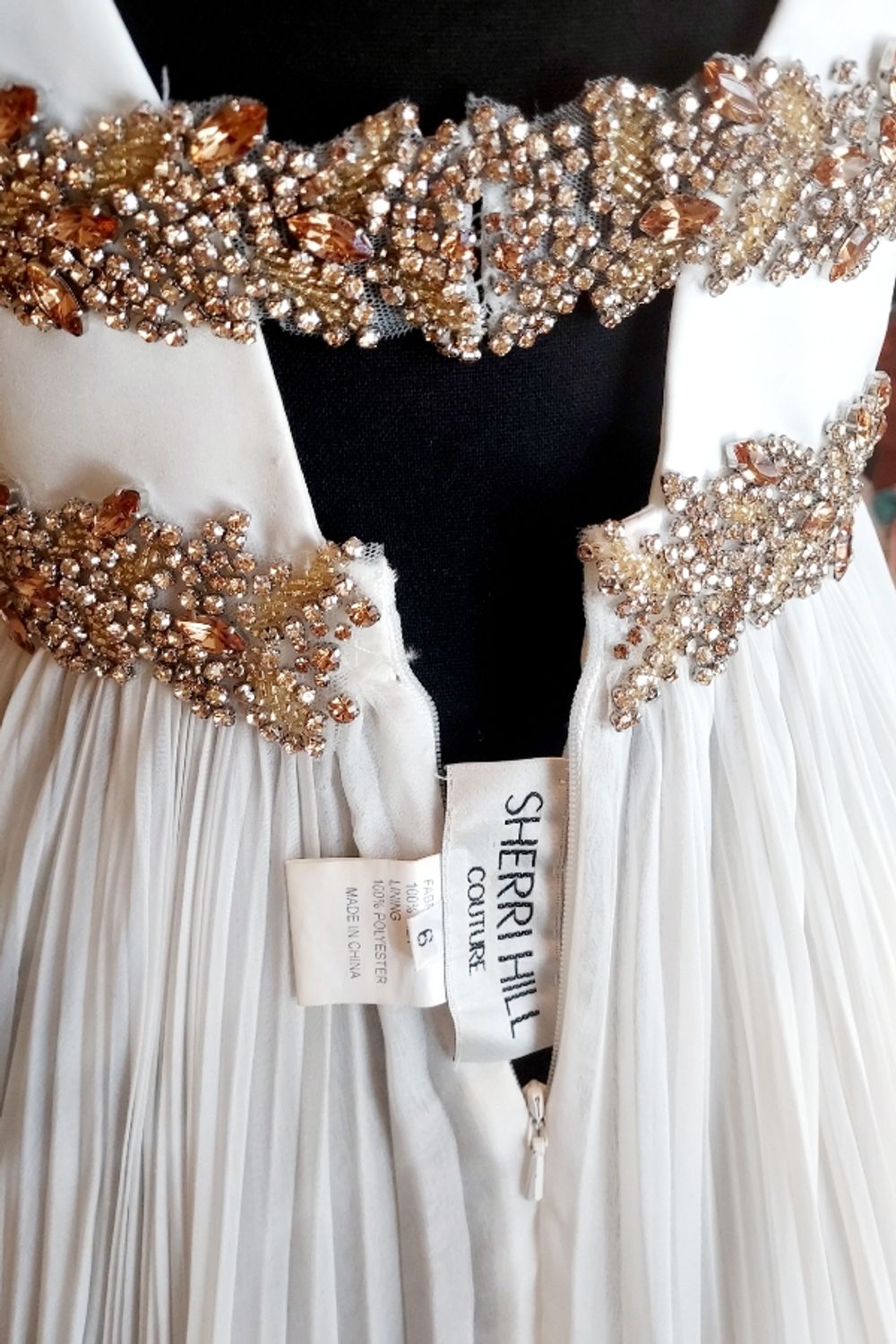 Sherri Hill 44560 with Matching Swarovski Crystal Earrings 3