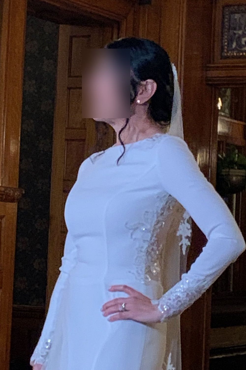 Pnina Tornai 14850 with Veil 6