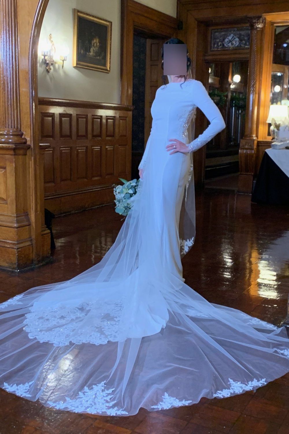 Pnina Tornai 14850 with Veil 4