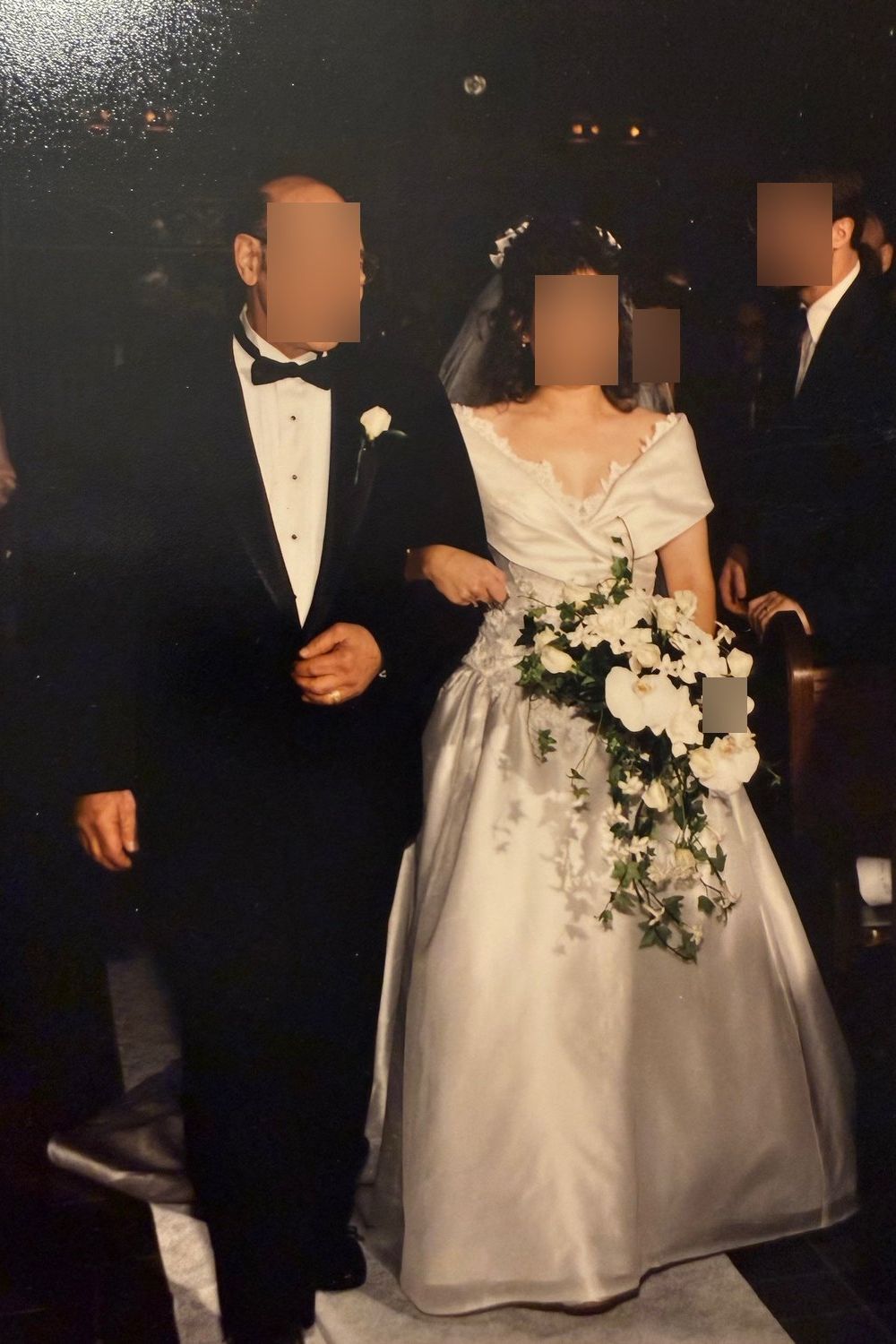 Galina Ballgown Pearl Beaded with Veil 2