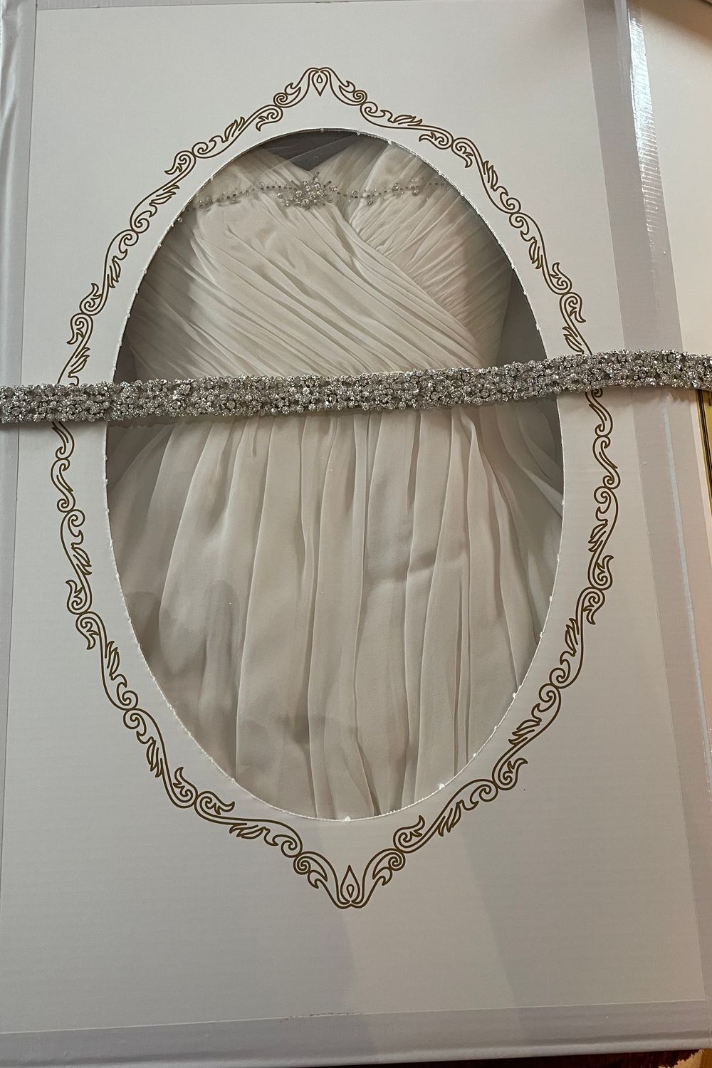 Romona Keveza Sweetheart sheath Grecian gown in silk chiffon 3