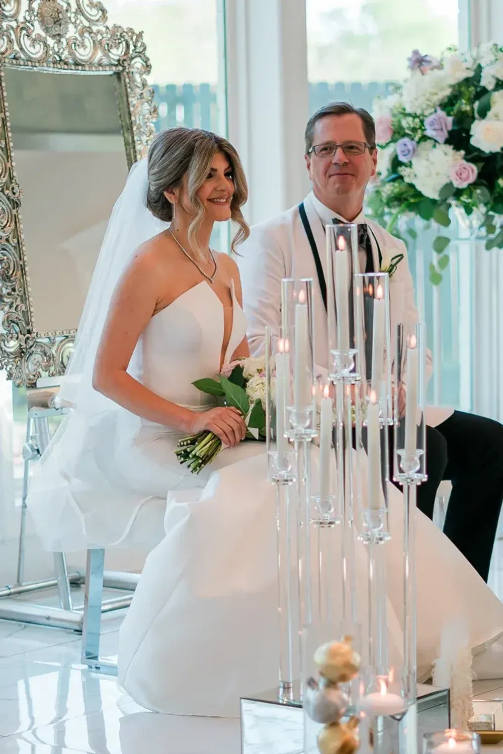 Pnina Tornai 4935 with Veil and Gloves 8