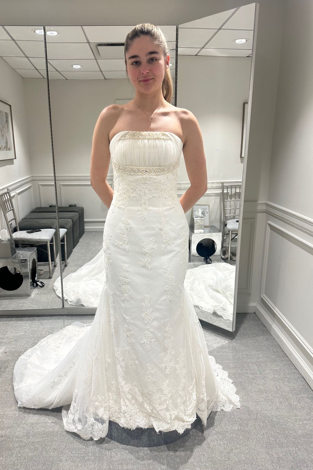 Pronovias Remi with Overskirt 0