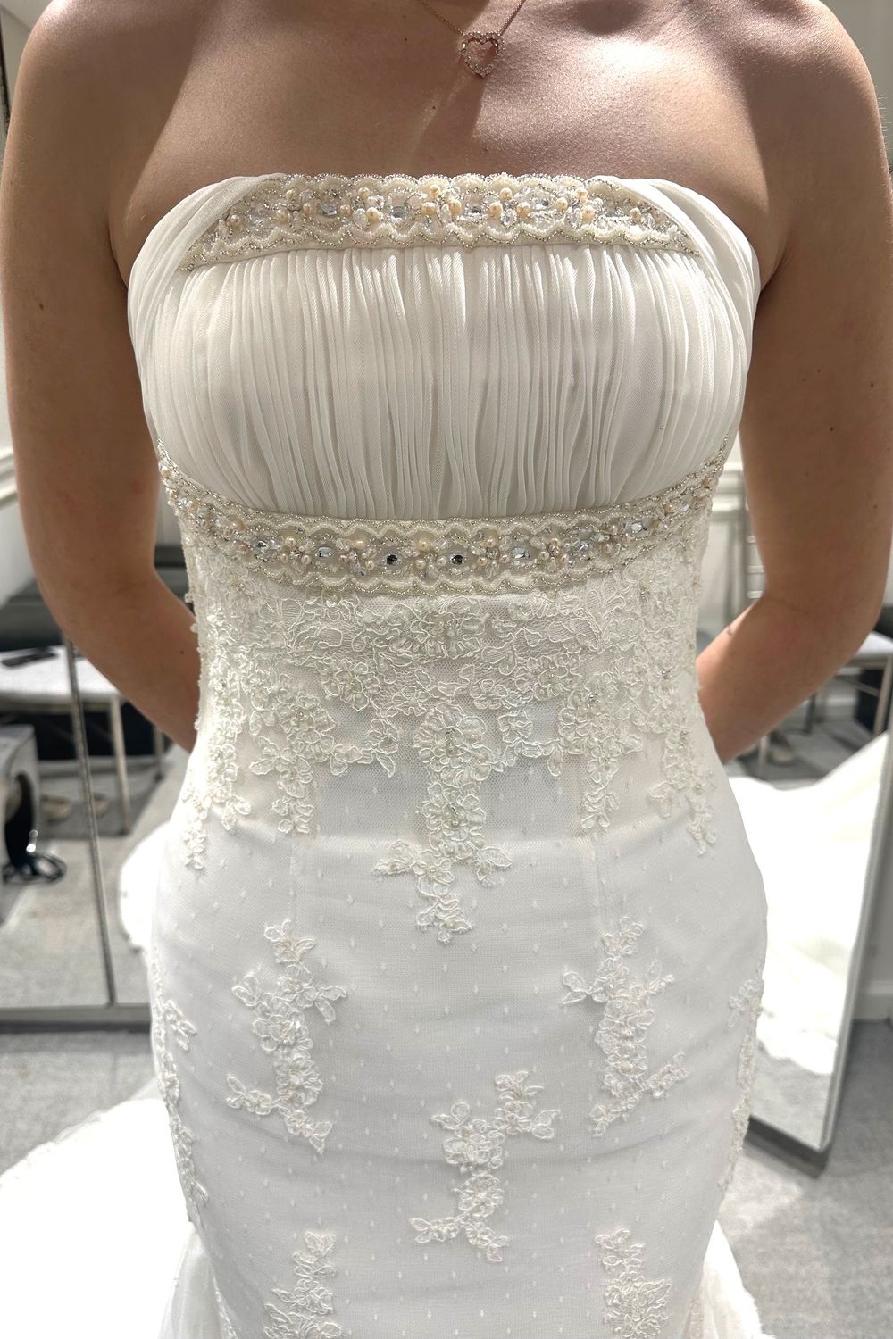 Pronovias Remi with Overskirt 2