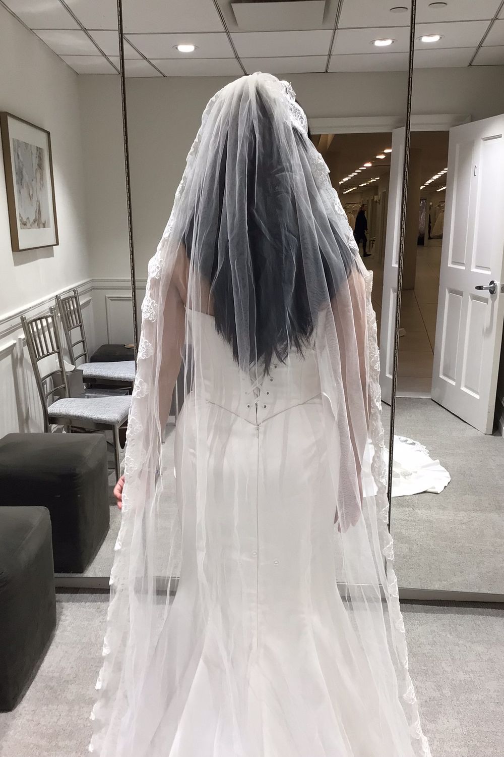 Love by Pnina Tornai 15082 with veil 11