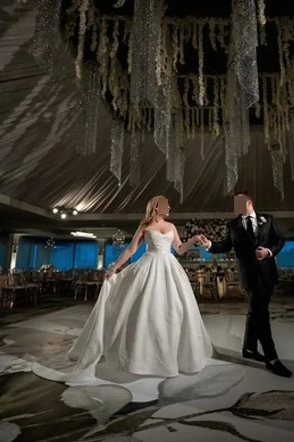 Reem Acra Elegance of the Stars with Veil 1