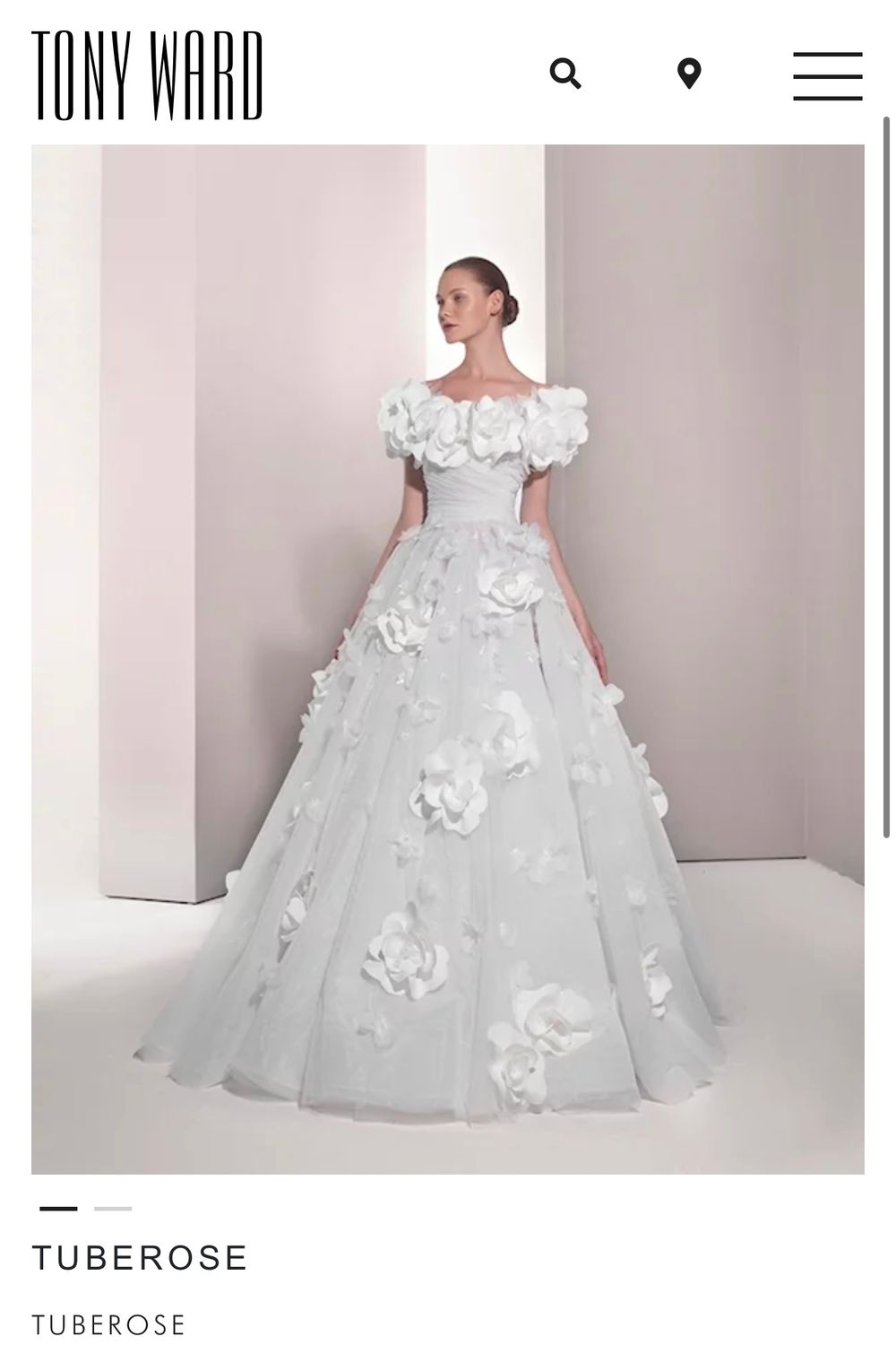 Tony Ward Couture 6611-Tuberose 6