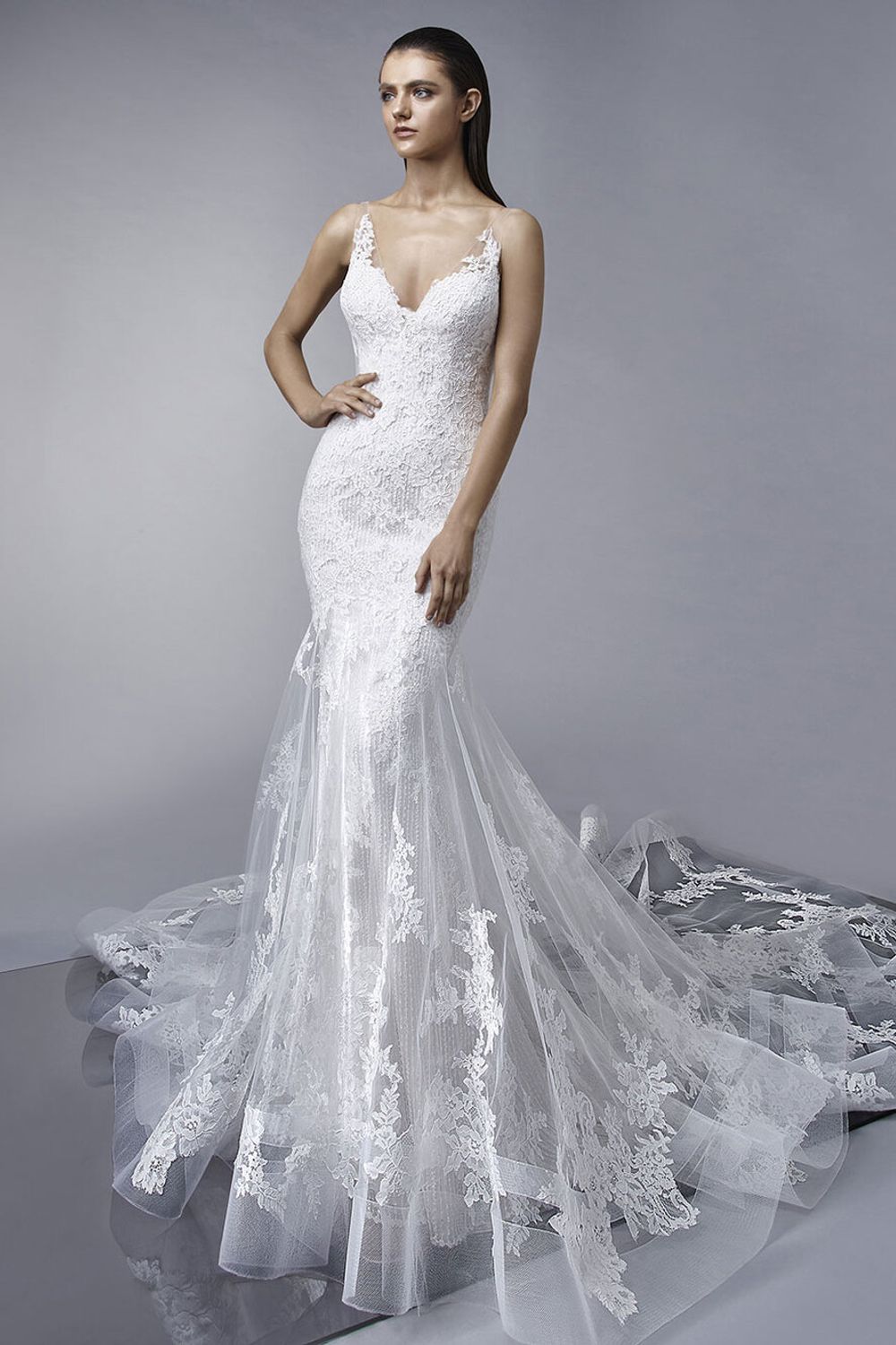 chinese dress ladies used Enzoani Meredith Wedding Dress