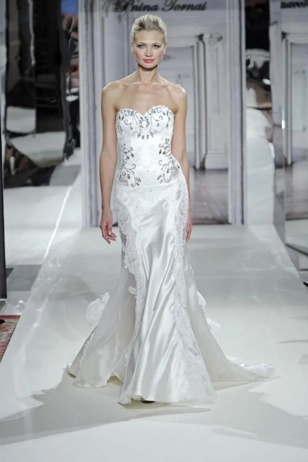 Used Pnina Tornai for Kleinfeld 2014 Wedding Dress