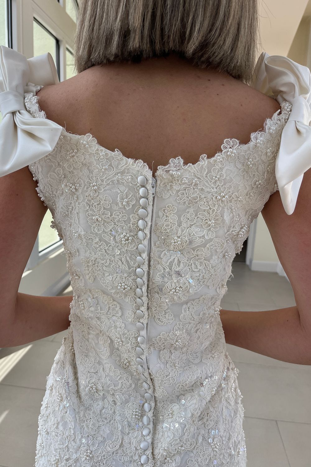 Priscilla for Kleinfeld Priscilla for Kleinfeld Vintage Wedding dress 9