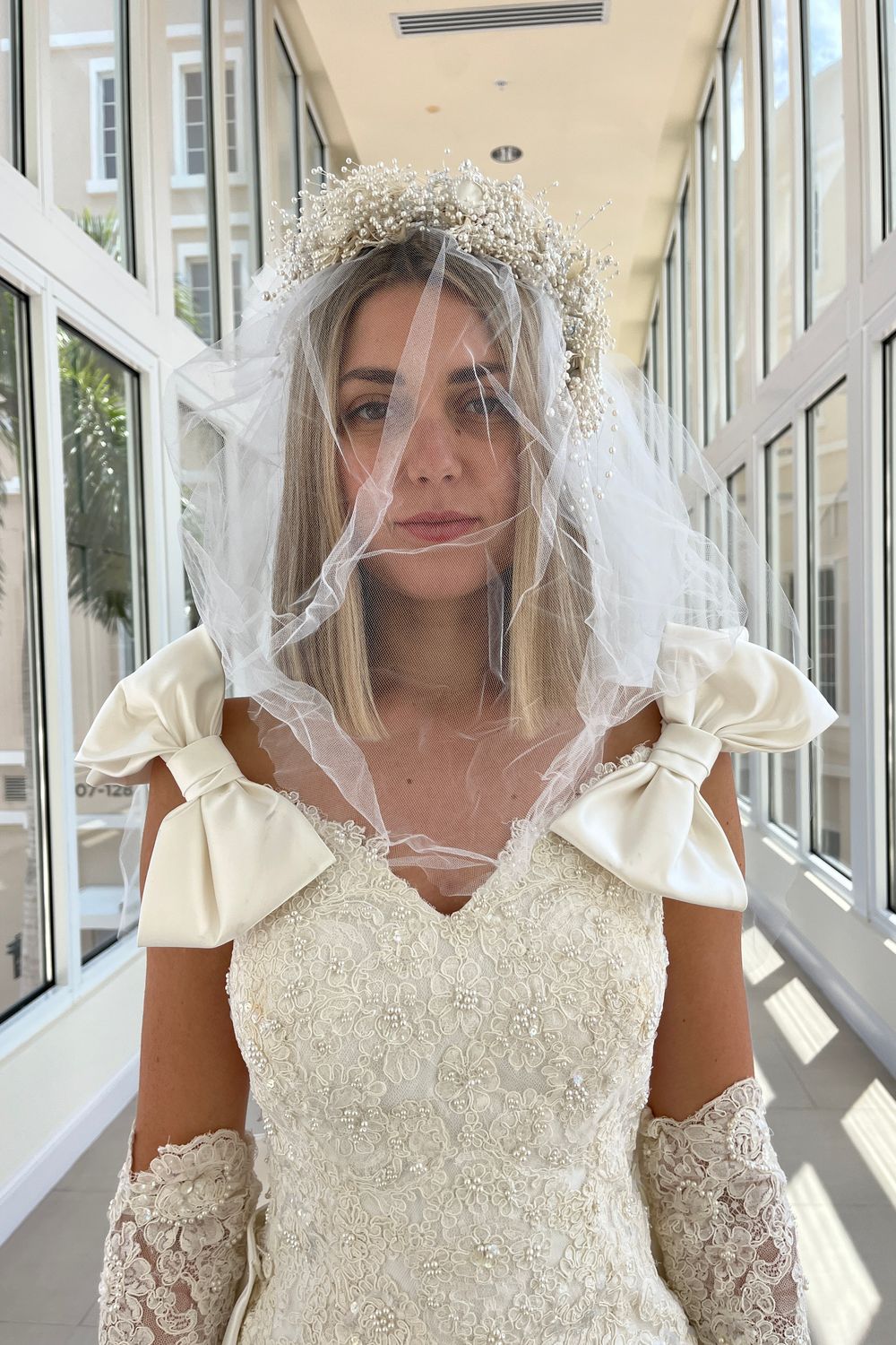 Priscilla for Kleinfeld Priscilla for Kleinfeld Vintage Wedding dress 0