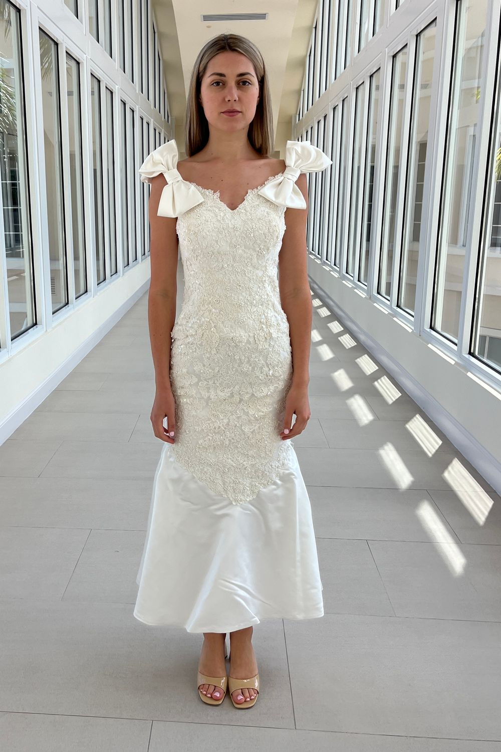 Priscilla for Kleinfeld Priscilla for Kleinfeld Vintage Wedding dress 6