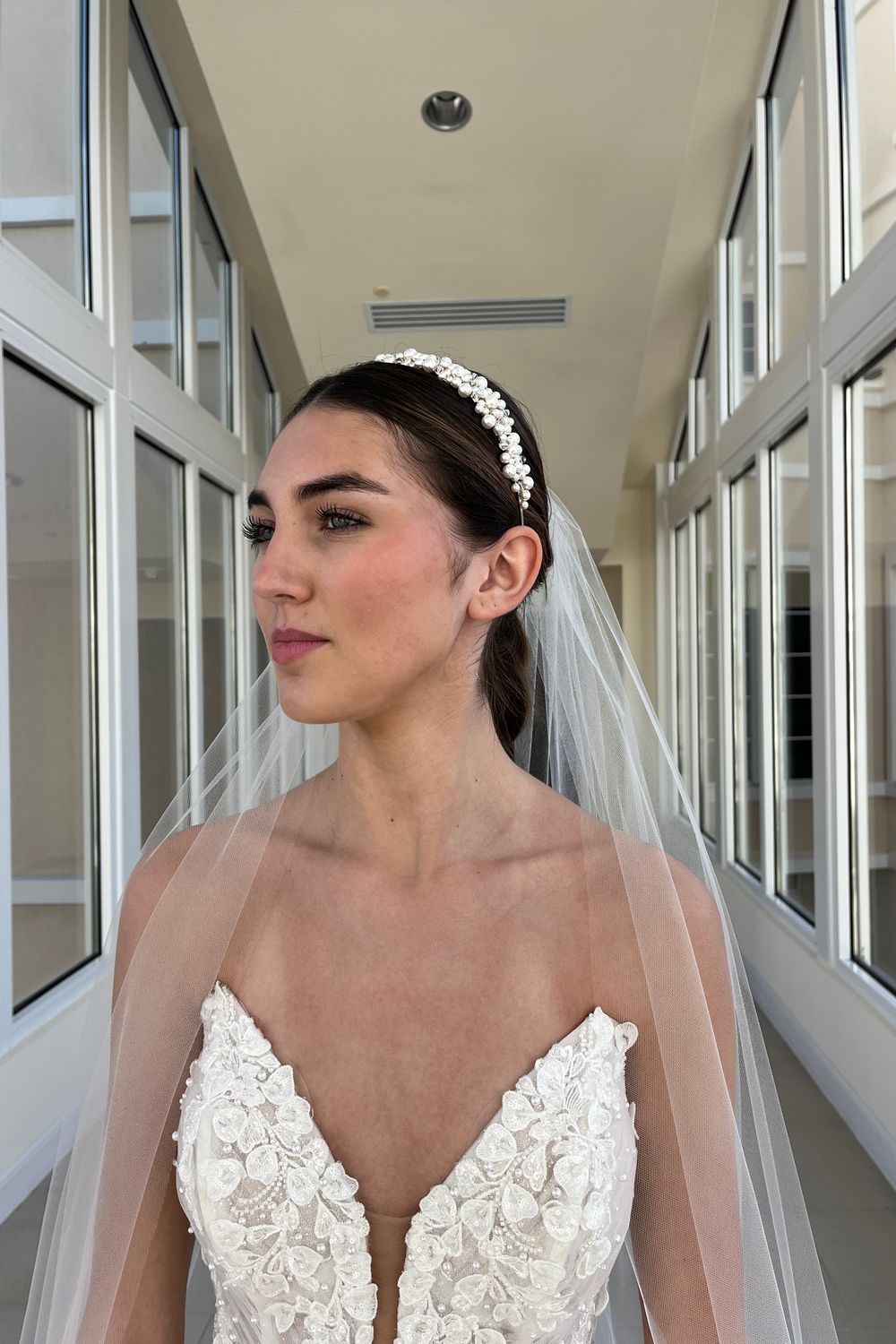 Martina Liana 1715 With Veil and Headpiece 8