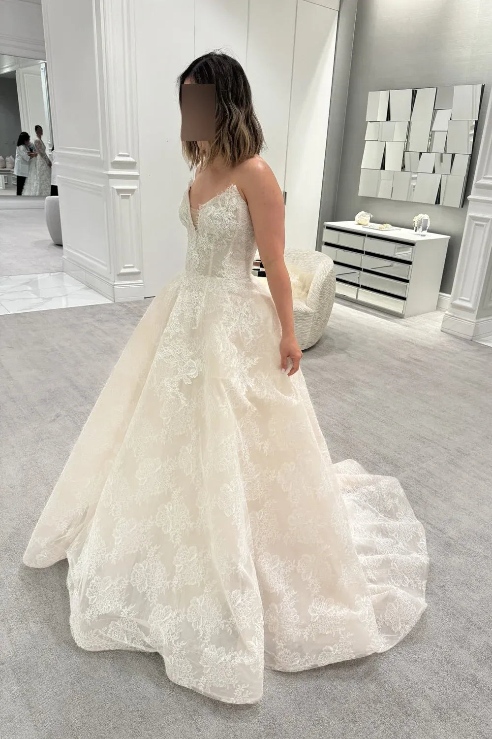 Monique Lhuillier Darling with Helena Lace 2