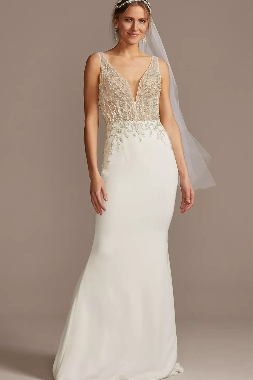 Galina Signature Sheer Beaded Corset 0