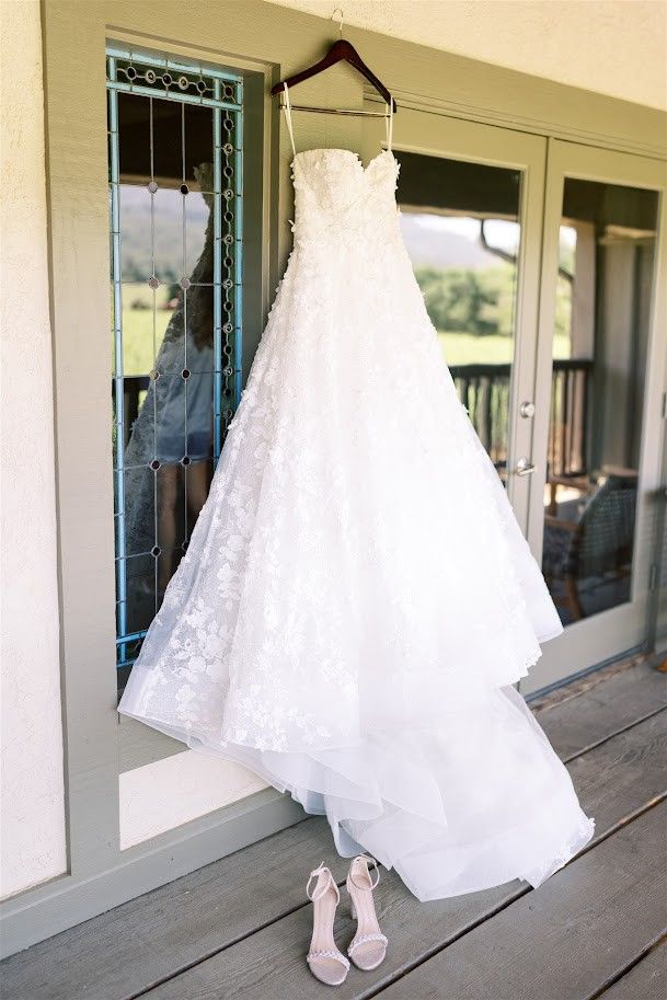 white christmas dresses used Lazaro Style 32209 Estelle