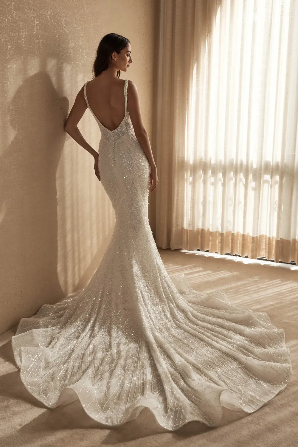 Blanche Bridal Celine with Overskirt and Veil 3