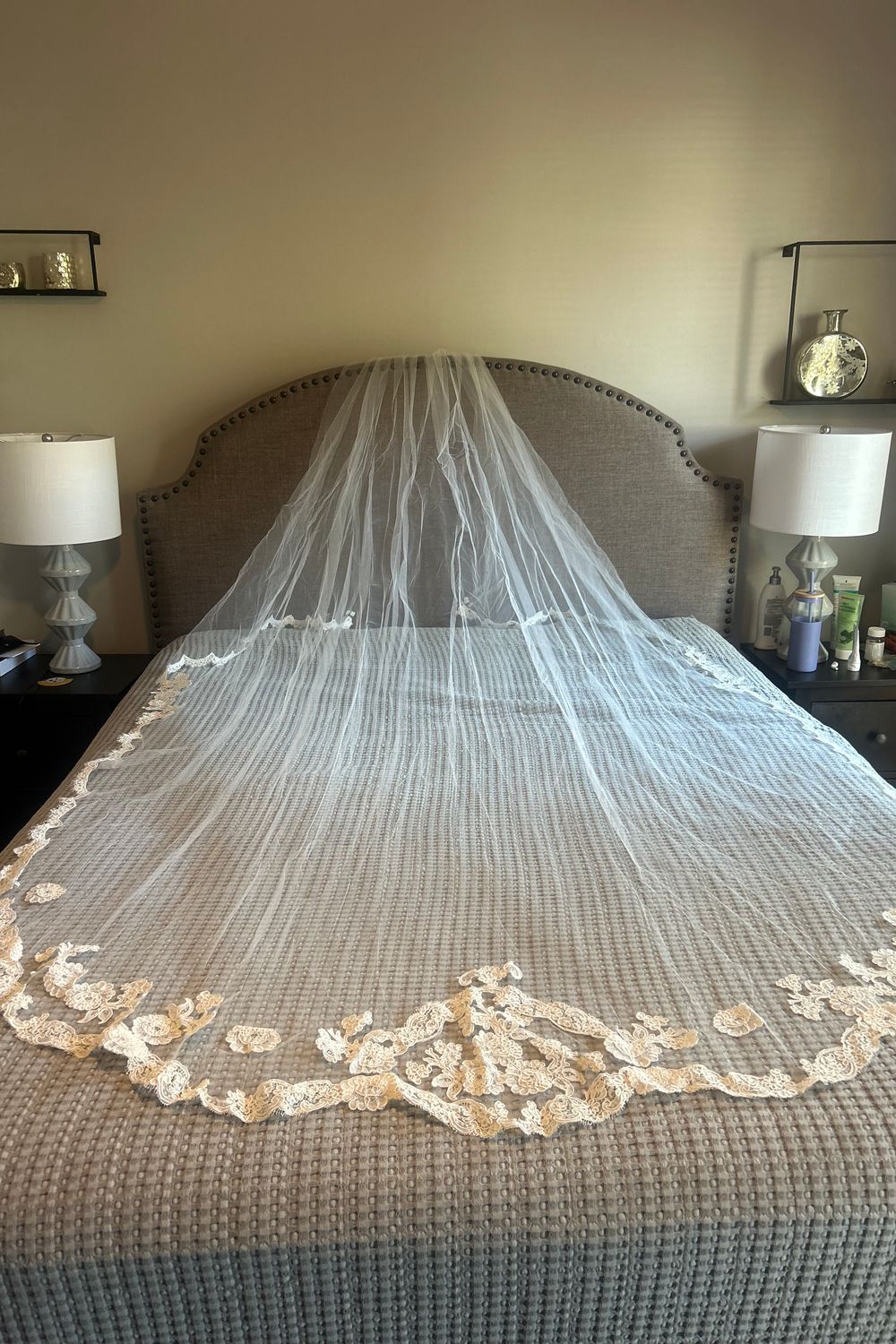 Rivini A-Line Dress with Veil 9
