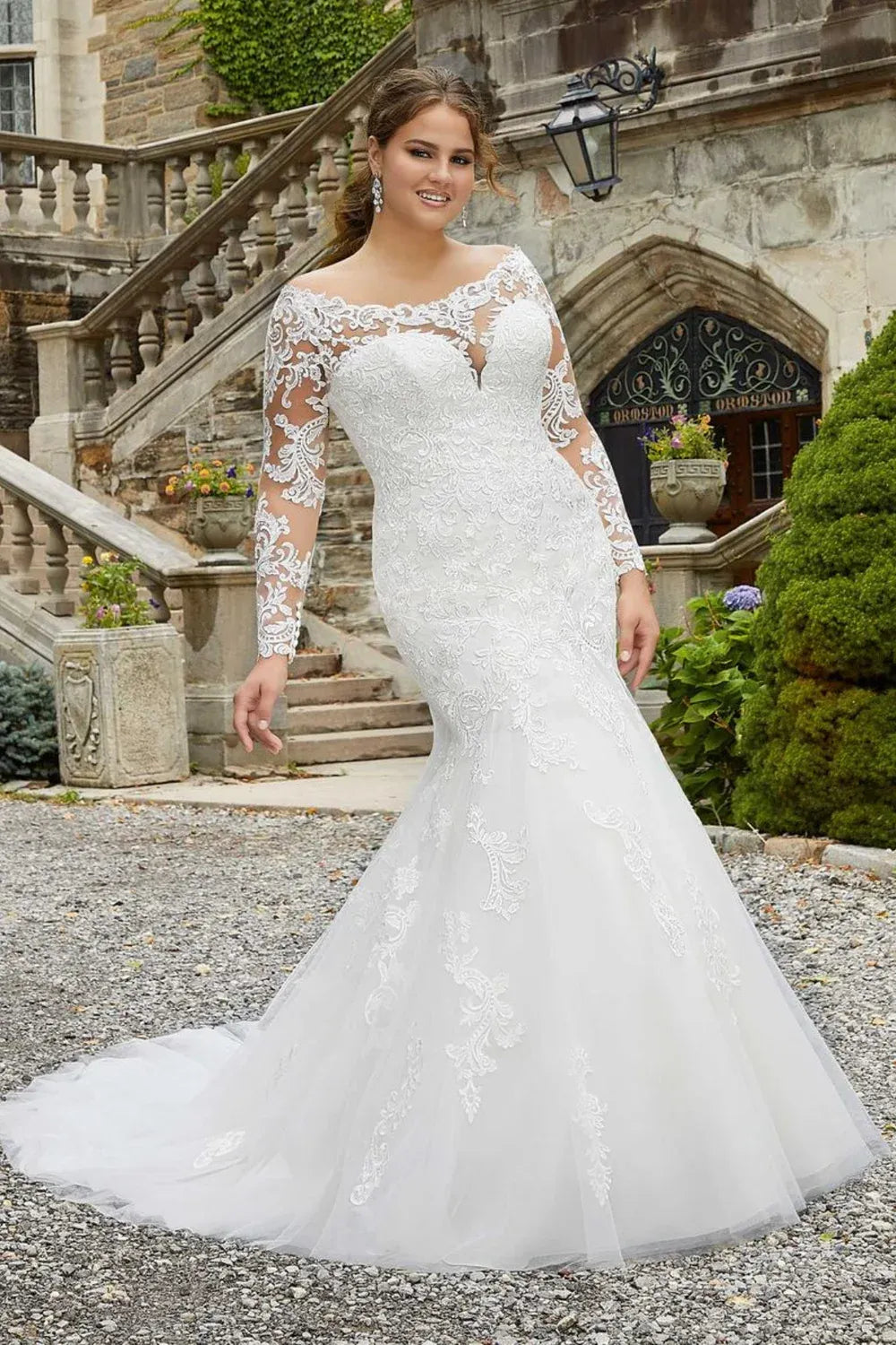 Never Worn Mori Lee 3285 Sasha with Veil Wedding Dress