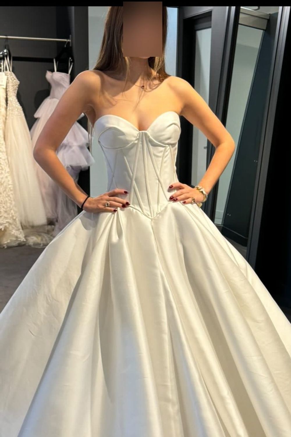 Ines Di Santo Star Gown with Veil 8