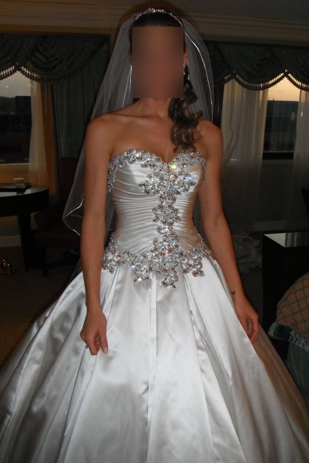 Pnina Tornai Sweeheart Ballgown with Swarovski Crystal 0