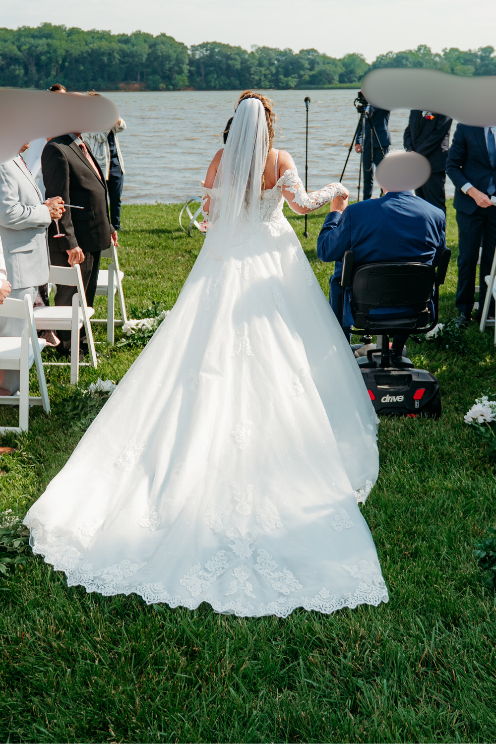 Maggie Sottero Fiona with detachable Overskirt and Sleeves 11