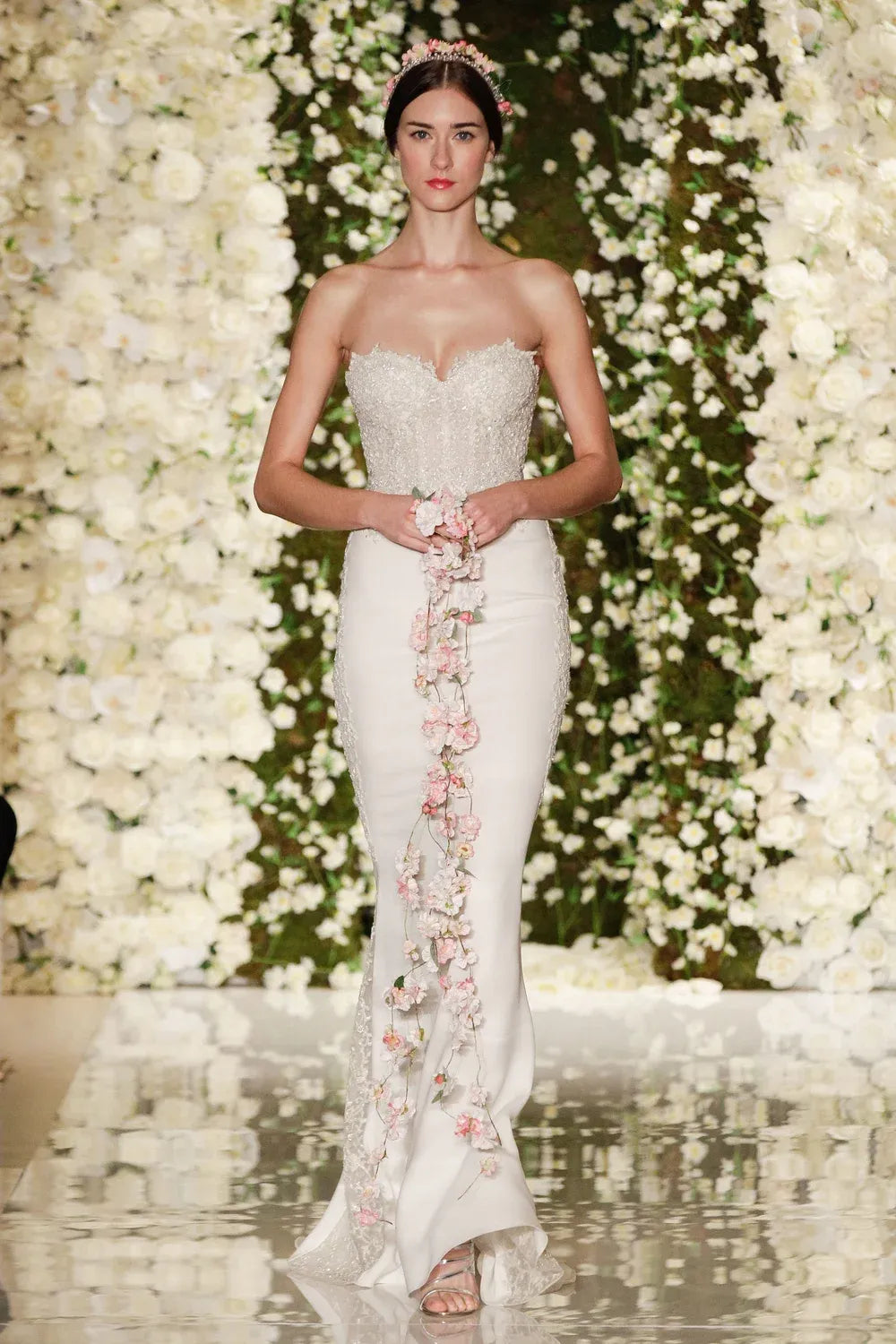 reem acra mermaid wedding dress Beauty Mark Gown