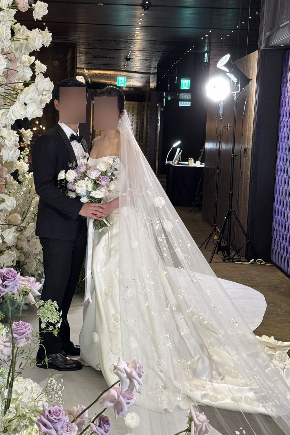 Nicole and Felicia SE042 Custom , Overskirt and Custom Matching Veil 7