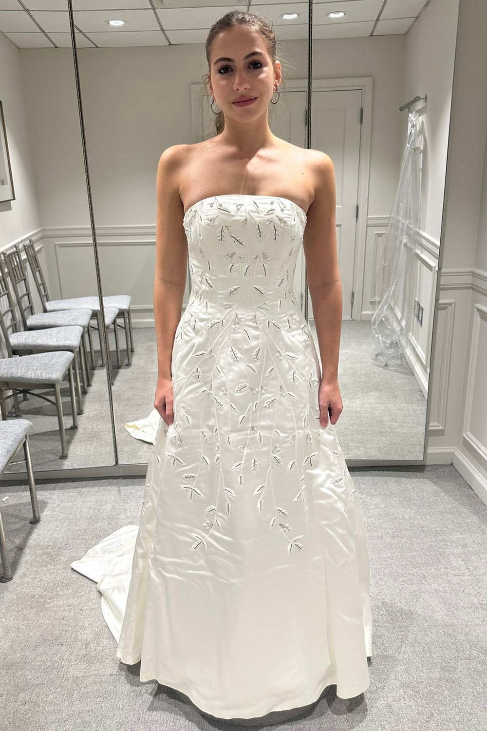 Used Ines Di Santo Ines Di Santo A-Line Wedding Dress Wedding Dress Used Ines Di Santo Ines Di Santo A-Line Wedding Dress Wedding Dress