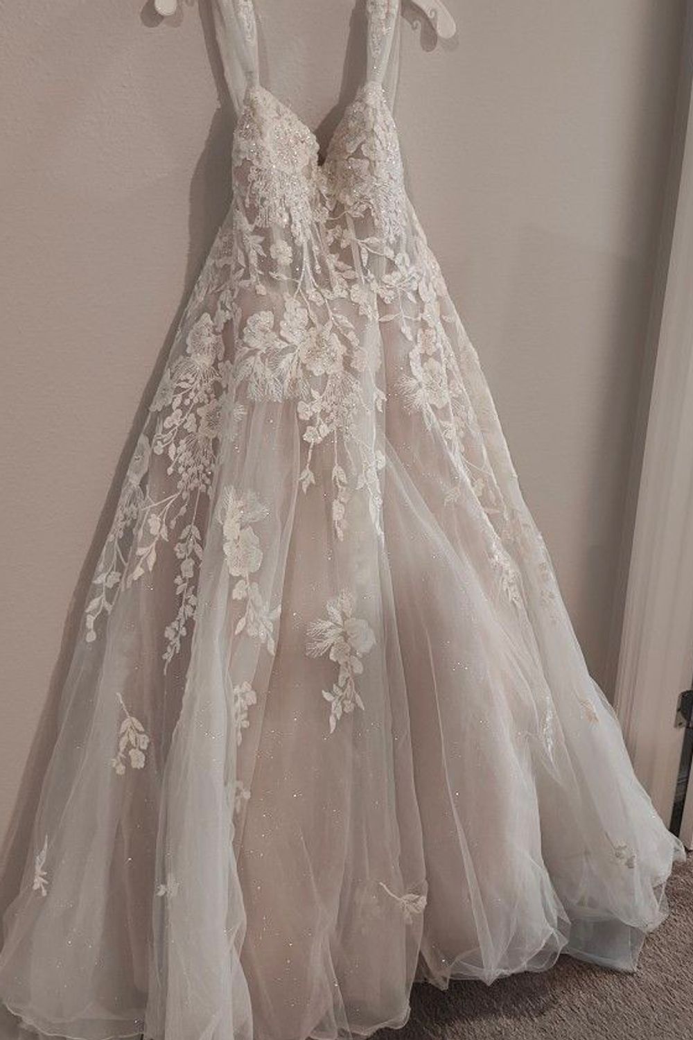 Galina Signature Galina Floral Tulle Wedding Dress 2