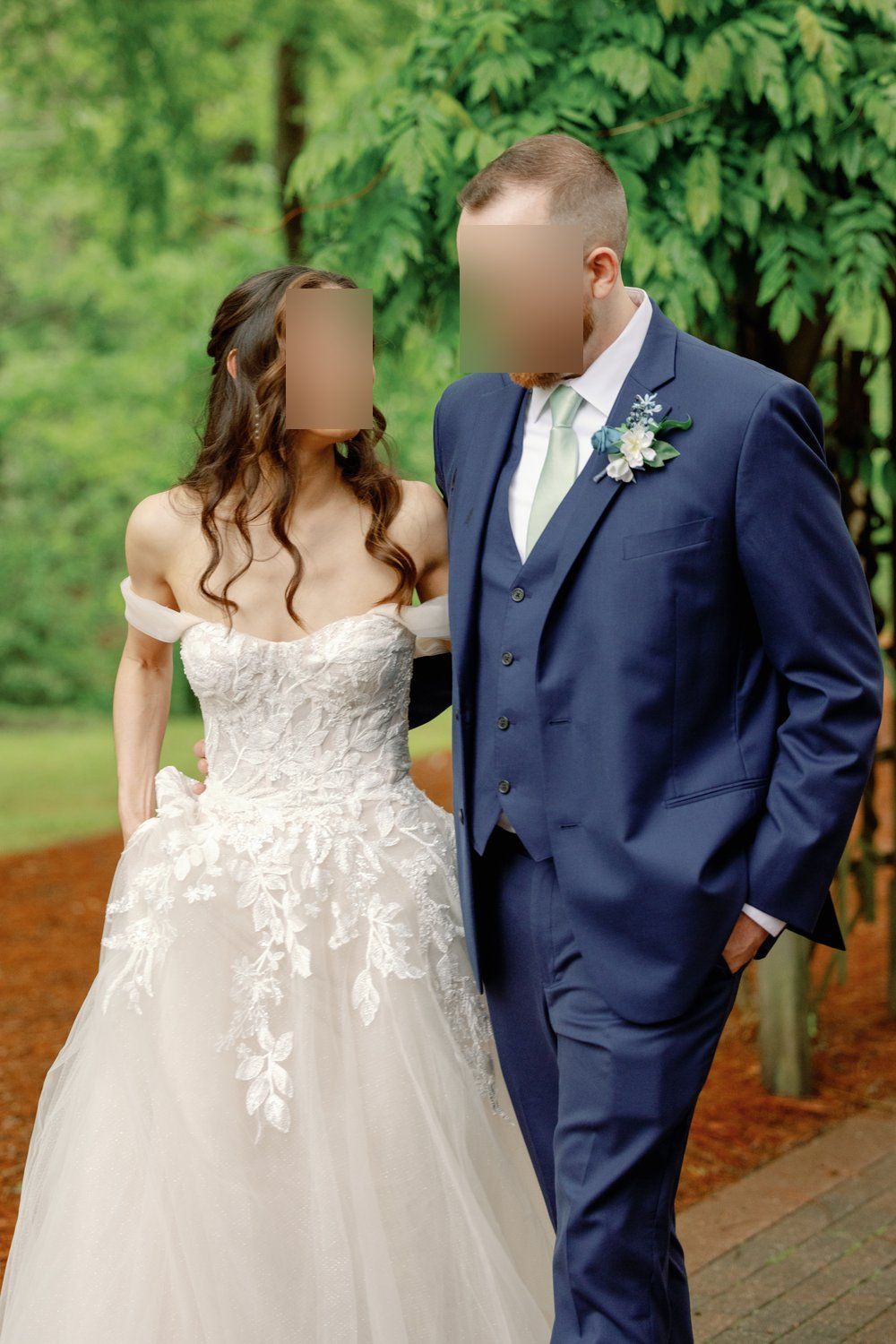 Allure Bridals 9803 with Veil 1