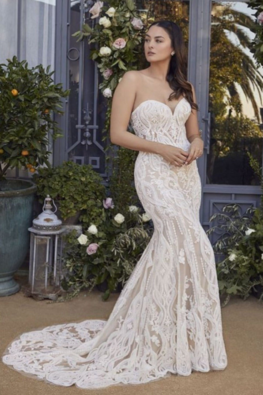 chinese dress ladies used Casablanca Bridal Maddy