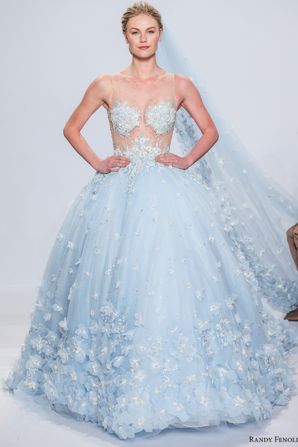 Never Worn Randy Fenoli Brandi With veil