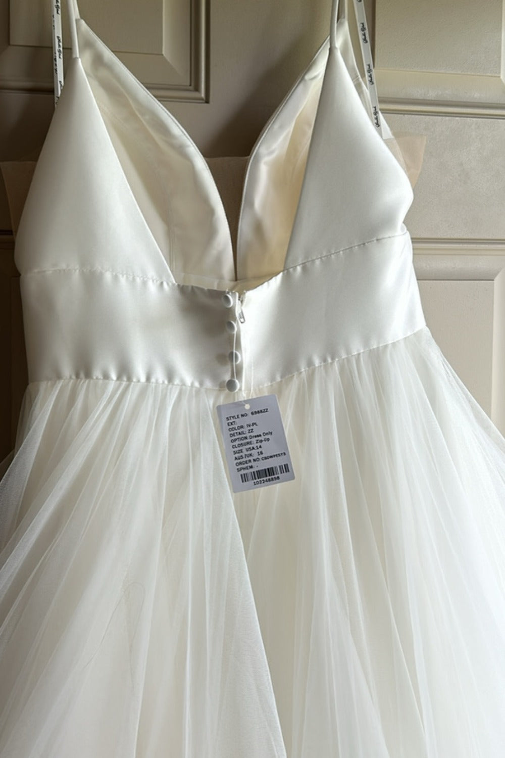 Stella York-A-line with Organza skirt-3