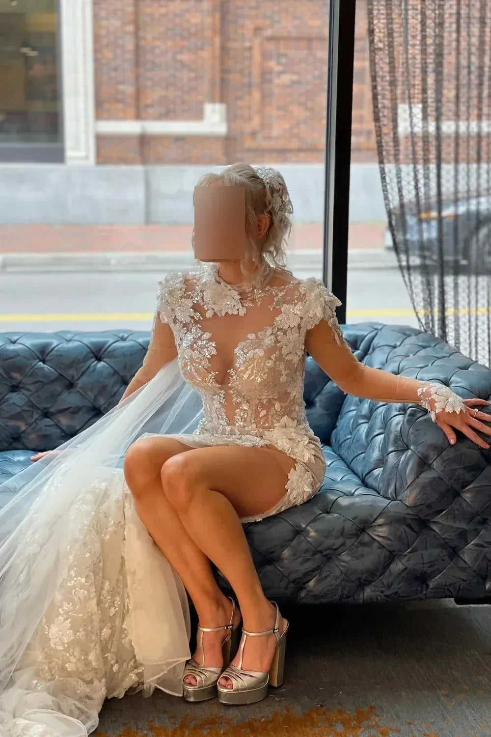 Pnina Tornai 4963T with Veil 2