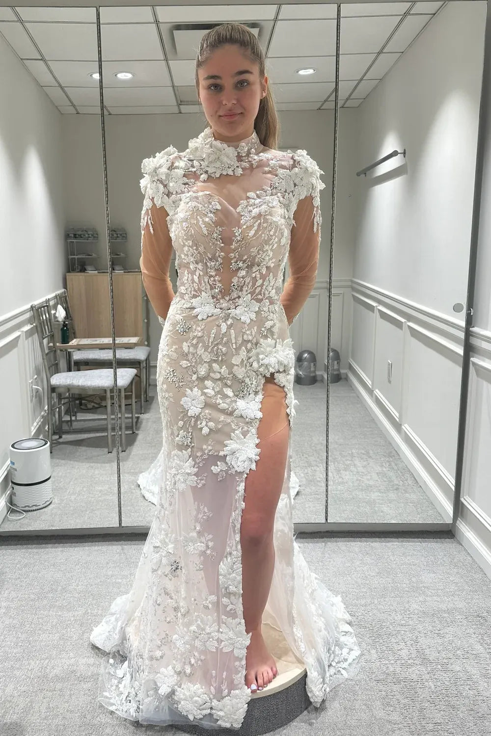 Pnina Tornai 4963T with Veil 6