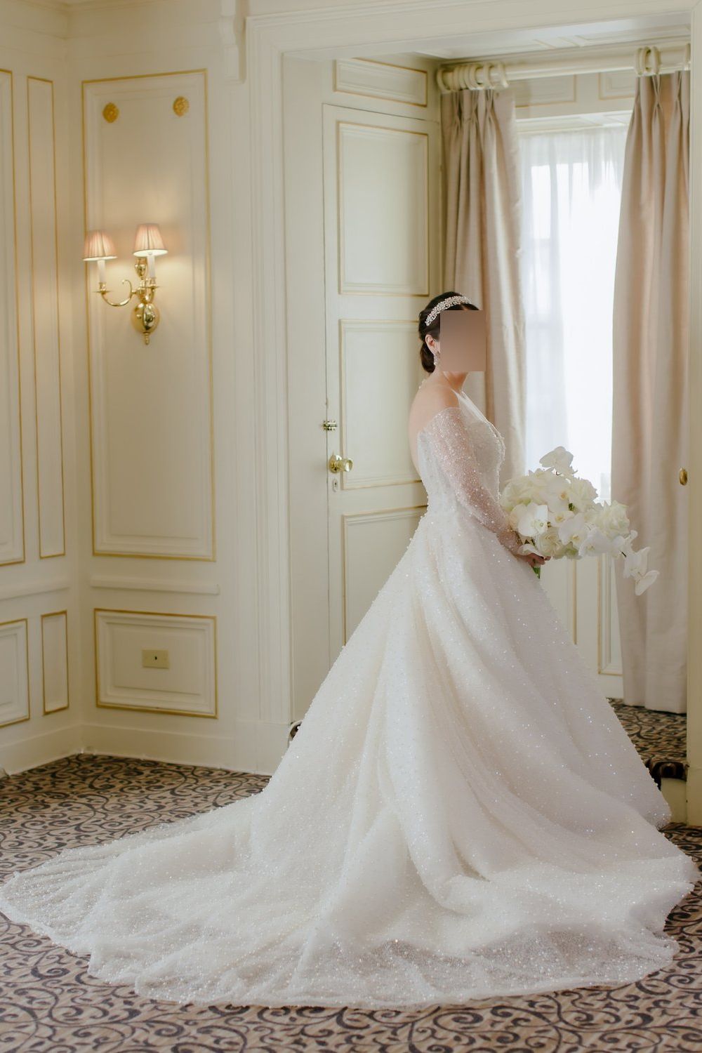 Rita Vinieris Semi-Custom Emma/Teagan Style with Veil 2