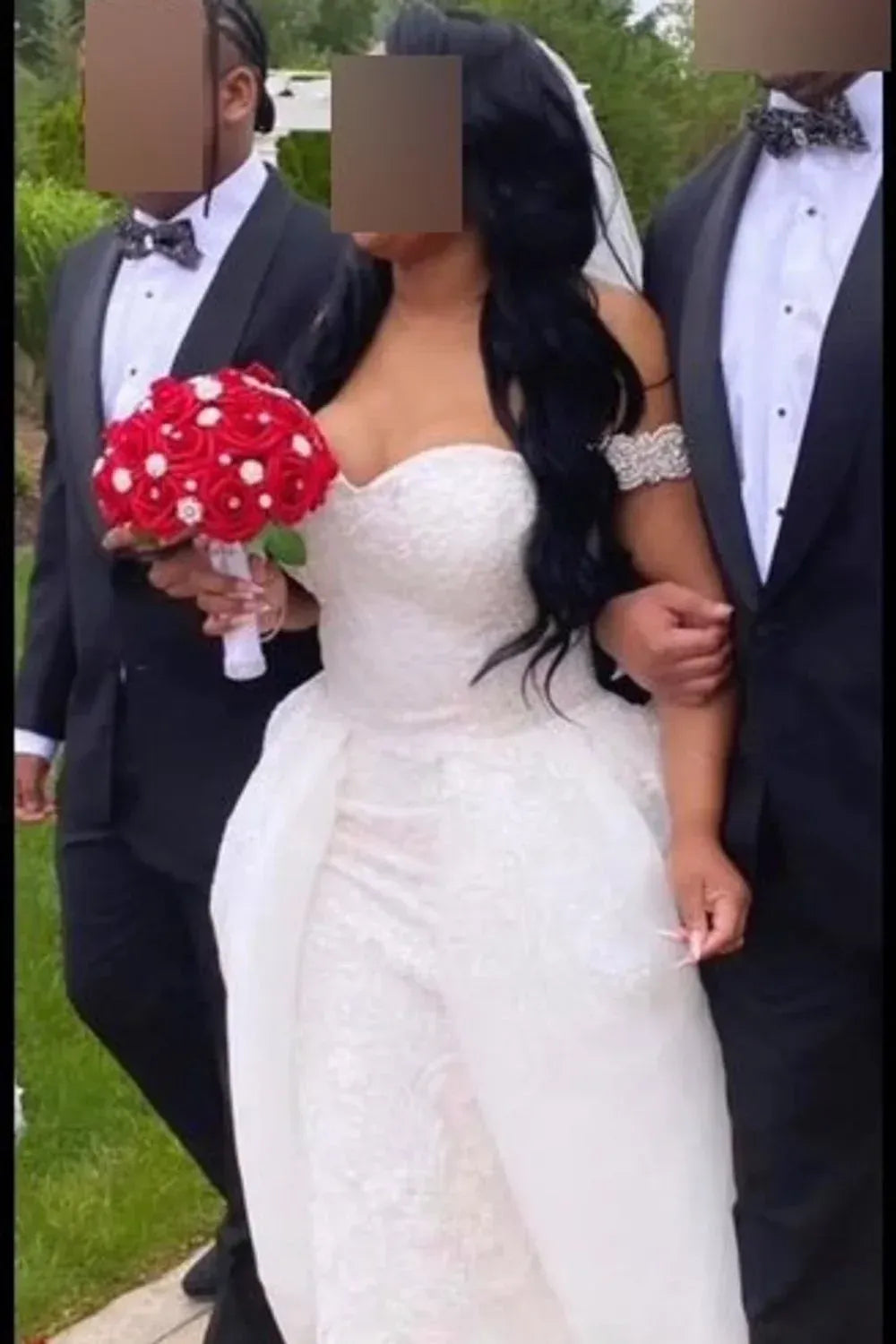 Danielle Caprese 113292XS with Veil & Overskirt 12