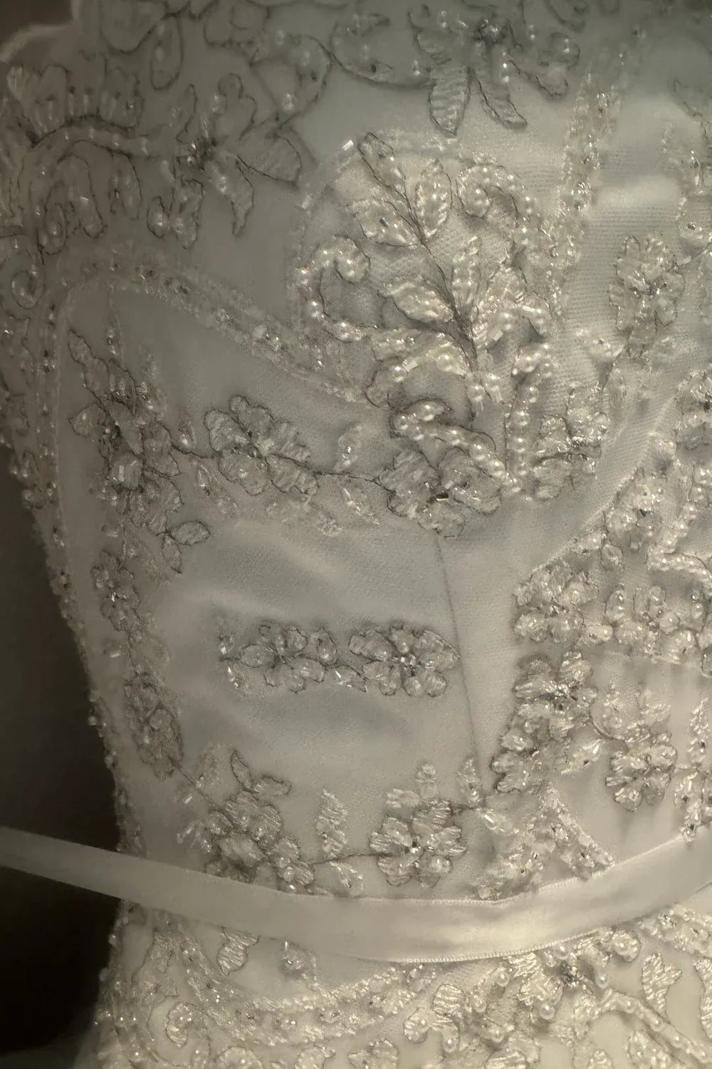 Oleg Cassini Strapless beaded bodice ballgown 6