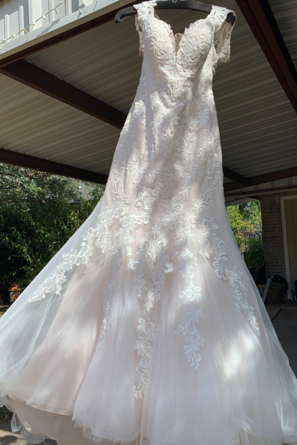 Stella York- 6731 Ivory Lace/Tulle/Ivory Gown/Java Tulle -6