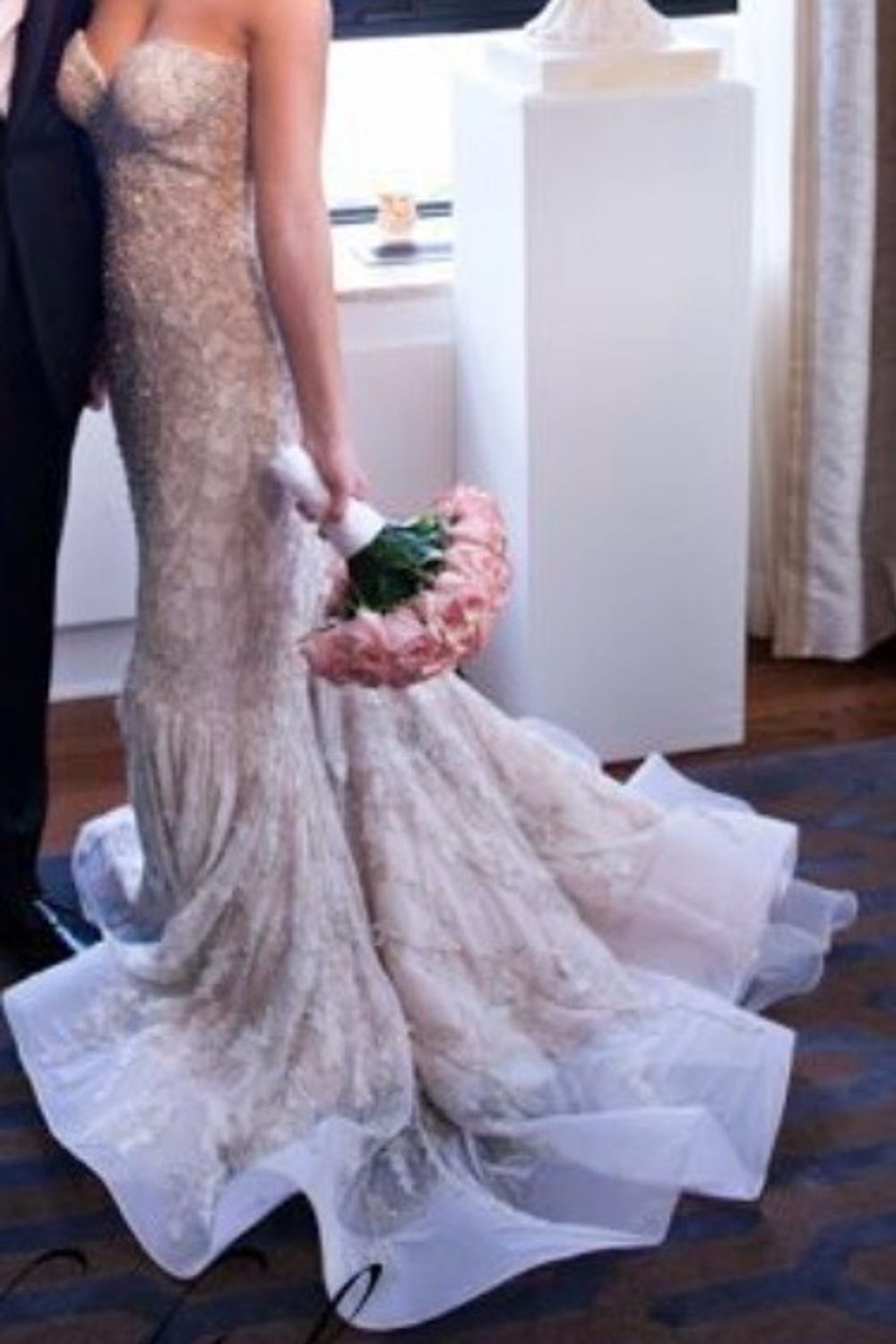 long teal evening dress A-line Glamorous Off-the-Shoulder Long Prom Dress With Slit PG416 US10 / Blue